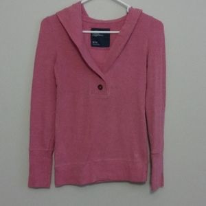 American Eagle Pink Thermal Hoodie